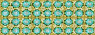 Renkli elementlerle Raster ilginç desen.