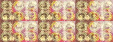 Raster illüstrasyonu. Kar taneleri ve raster arkaplanlı Noel karalaması deseni.