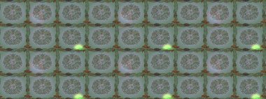 Raster düz çiçekleri pürüzsüz desen. Hediye ambalaj kağıdı, tebrik kartları, posterler ve pankart tasarımı. Tarafsız, yeşil ve gri renkte çiçekler.