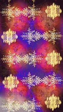 Karalama çizimlerindeki Kar Taneleri ikonu. Raster illüstrasyonu. Kış kar mevsimi Aralık.