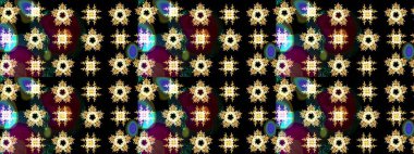 Siluet kar taneleri tabelası siyah, kahverengi ve sarı renkleri izole ediyor. Sembol kışı, donmuş, Noel, yeni yıl tatili. Grafiksel element dekorasyonu. Düz dizayn. Kar Tanesi Mozaik ikonu. Raster tasarımı.