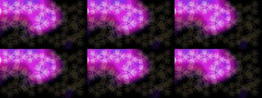 Basit bir kar tanesi. Siyahlar, menekşeler ve mor renkler üzerine resim. Soyut duvar kâğıdı, ambalaj dekorasyonu. Kışın sembolü, mutlu noeller, mutlu yeni yıl kutlaması Raster illüstrasyonu..