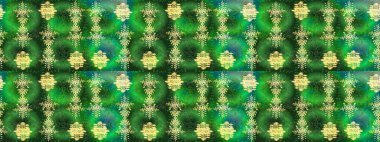 Siluet kar tanesi işareti izole edilmiş yeşil, sarı ve mavi renkler. Düz dizayn. Raster skeci. Sembol kışı, donmuş, Noel, yeni yıl tatili. Kar Tanesi Mozaik ikonu. Grafiksel element dekorasyonu.