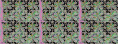 Raster illüstrasyonu. Gri ve yeşil renkli çiçekler. Kusursuz çiçek deseni duvar kağıdı için kullanılabilir.