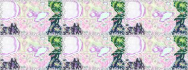 Güzel kumaş deseni. Güzel suluboya çiçek buketi pürüzsüz desen.