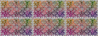 Vadinin çiçekleri kahverengi renklerde. Raster dikişsiz çiçek deseni.