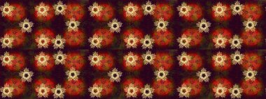 Retro tarzı doku, soyut kış elementleri. Son moda kar taneleri ve elementler onun kartlarını gösteriyor. Kar taneleri tasarımı. Süper tasarım posteri, kapak, kahverengi, kırmızı ve turuncu renkli kart tasarımı.