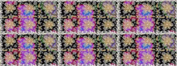 Doku arka planında altın duvar kâğıdı. Gri renklerdeki altın element. Barok tarzında altın çiçekli süs. Damask kusursuz yinelenen arkaplan.