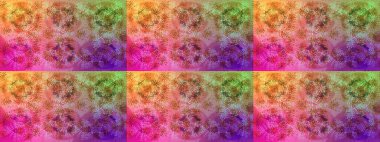 Renkli elementlerle Raster ilginç desen