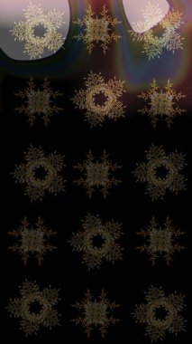 Düz kar karalama ikonları, kar taneleri silueti siyah, gri ve kahverengi renklerde Noel afişi, kartlar. Yeni yıl kar tanesi. Güzel soyut kar tanesi raster tasarımı..