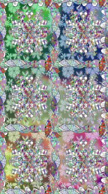 Güzel kumaş deseni. Raster suluboya deseni, narin çiçekler, tarafsız çiçekler, tebrik kartı şablonu..