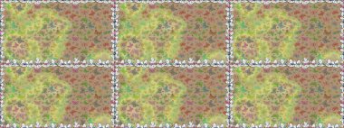 Kelebek desenli güzel çizim tasarımı. Tarafsız ve bej renkli resimler.