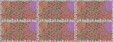 Bej ve nötr bir arka planda kelebekler. Raster illüstrasyonu. Sonsuz. Çizim, karalama, karalama. Kelebekli tasarım. Kusursuz..