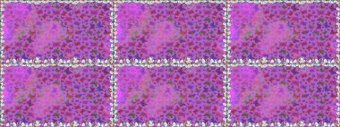 Soyut, pürüzsüz bir arkaplan. Güzel bir kumaş tasarımı. Raster Kelebekleri deseni. Mor ve mor renkler üzerine resim.