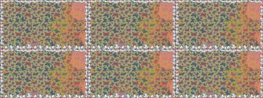 Tropikal temalı kelebek deseni. Tekstil, duvar kâğıtları, web sayfası arkaplanları ve yüzey dokuları için mükemmel. Tarafsız ve pembe renklerde sevimli kelebek deseni. Raster illüstrasyonu.