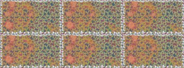 Böceklerle kusursuz bir arka plan. Kıyafetler, erkekler, kızlar ve duvar kağıtları için soyut, pürüzsüz desen. Boyama kitabı için uçan farklı güzel kelebekler. Raster illüstrasyonu.