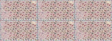 Gri ve nötr renkler üzerine bir resim. Tekstil baskısı için ekose kelebek. Raster illüstrasyonu. Karala, karala, karala. Kusursuz desen.