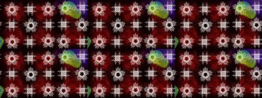 Geleneksel oryantasyon süsü. Altın elementli kırmızı, kahverengi ve siyah renklerin çizimi. Klasik klasik klasik arka plan. Klasik Raster altın desenini çiz.