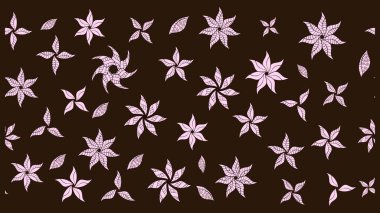 Çiçekli eskiz arkaplanı. Düz Çiçek Elementleri Tasarımı. Çocuk stili. Renkli Bahar Teması çizim şablonu.