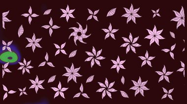 Güzel kumaş deseni. Çiçek desenli çizim. Renkli Bahar Teması eskiz kalıbı. Raster illüstrasyonu. Asya tekstil tarzında. Düz Çiçek Elementleri Tasarımı.