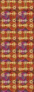 Noel kahverengisi, turuncu ve pembe. Sihirli kahverengi, turuncu ve pembe tatil soyut arka plan yıldız ve düşen kar taneleri. Raster illüstrasyonu.