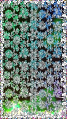 Düz Çiçek Elementleri Tasarımı. Raster illüstrasyonunda kusursuz çiçek deseni. Süslü kumaş deseni. Renkli Bahar Teması Kusursuz Arkaplan.