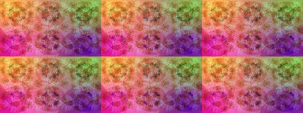 Renkli elementlerle Raster ilginç desen