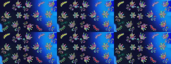 Çizim raster deseni. Güzel kumaş deseni. Çiçek arka planı.