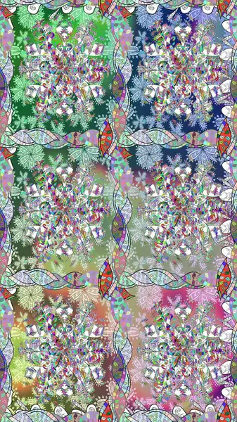 Güzel kumaş deseni. Raster suluboya deseni, narin çiçekler, tarafsız çiçekler, tebrik kartı şablonu..