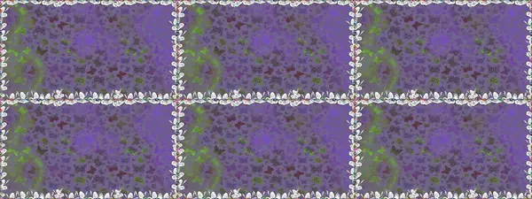 Sevimli kelebekler. Raster geleneksel halk güzel dekoru menekşe ve giysi tasarımı için nötr arkaplan.