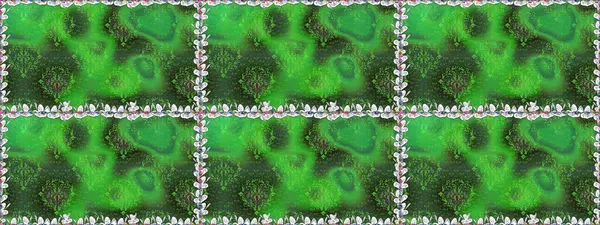 Süs bahar bahçe doku gelişir. Çiçek desenli. Çiçek sorunsuz arka plan. Raster illüstrasyon.