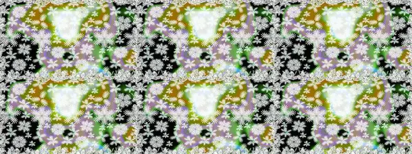 Raster deseni. Patlayan çiçekler soyut olarak yerleştirilmiş. Tarafsız ve gri renklerde bahar çiçekleri. Raster illüstrasyonu.