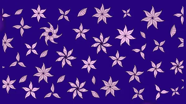 Güzel kumaş deseni. Düz Çiçek Elementleri Tasarımı. Raster çiçekli arka plan. Yazdır. Renkli Yaz Temalı eskiz kalıbı. Güzel çizim şekli..