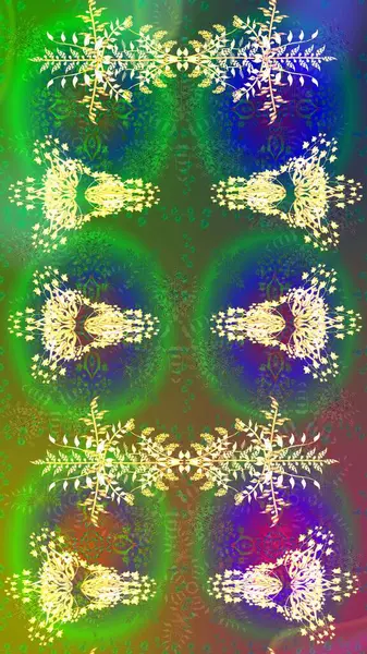 Raster resim. Renkli arka plan üzerinde izole suluboya kar taneleri. Kış. Kış sembolü.