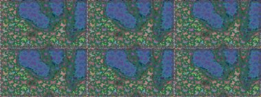 Basit Kadınsı Kart, Davetiye, Yazdırma Kalıbı. Güzel Kelebek Siluetleriyle Moda Dekorasyonu. Güve ile Raster Geçmişi. Kelebekli yaz arkaplanı mavi renkler.