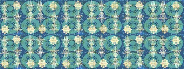 Kış kar taneleri, raster arka plan. Yüzey için tekrarlanan doku, ambalaj kağıdı, mavi, bej ve yeşil renkler üzerine kar tanesi.