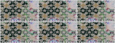 Taşralı şıklığı. Küçük yabani çiçeklerdeki kusursuz halk desenleri. Özgürlük stili Millefleur 'lar. Tekstil, duvar kağıdı, kapaklar, yüzey, baskı, hediye paketi, hatıra defteri, dekupaj için çiçek çayırı arka planı.