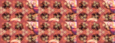 Raster sevimli kar taneleri renkli arka plan üzerinde. Raster resim. Raster kar taneleri desen.