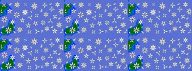 Moda baskıları için zarif bir şablon. Halk tarzı. Modern çiçek arkaplanı. Parlak renkli çiçekleri ve mavi yaprakları olan harika bir çiçek deseni..