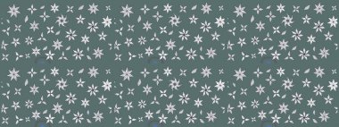 Kabile sanatı boho baskısı, klasik çiçek arkaplanı. Soyut etnik raster çizim kalıbı. Arkaplan dokusu, duvar kağıdı, doğal renklerde çiçek teması.