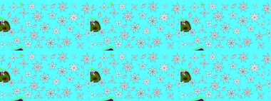 Çiçekli çiçek deseni, suluboya. Süslü kumaş deseni. Raster deseni.