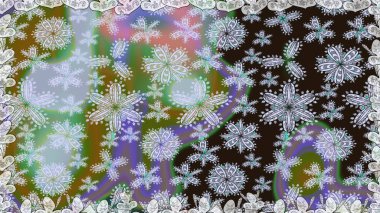 Kusursuz çiçek deseni. Tarafsız renklerde Asya tekstil tarzında. Raster illüstrasyonu.