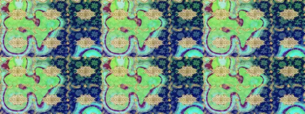 Paisley 'ler zarif çiçek desenli eskiz arka plan duvar kâğıdı çizimi klasik tarz, modern 3D çizgili altın ve mavi desenli çiçek yaprakları ve süslemeleri..