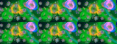 Yeni yıl dekoratif kar taneleri arka planı. El çizimi Noel Raster illüstrasyonu. Kış Kar Taneleri Karalamaları.