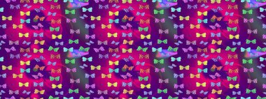 Web sayfası geçmişleri, duvar kağıtları, tekstil ve yüzey dokuları için mükemmel. Raster illüstrasyonu. Çizim kalıbı. Renkli kelebekler.