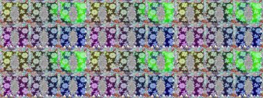 Çiçek tasarımı için inanılmaz bir kolaj cenneti tarzı. Çiçekli zambaklar kusursuz bir arka plan. Çiçek açan parlak kolaj çiçeği nötr.