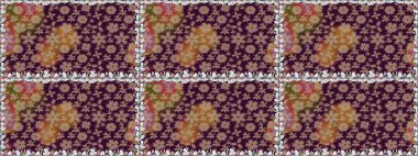 Güzel suluboya çiçek buketi pürüzsüz desenli. Güzel kumaş deseni.