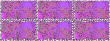 Raster. Karala, karala, karala. Eflatun bir arka planda renksiz kelebek deseni. Menekşe renklerinde resim.