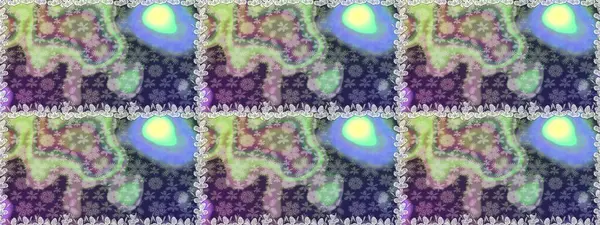 Parmak izi, kumaş, duvar kâğıdı, tekstil için raster dokusu. Renkli grunge, koloni çiçekleri ile soyut bir arka plan oluşturur. İşlemeli çiçek desenli..