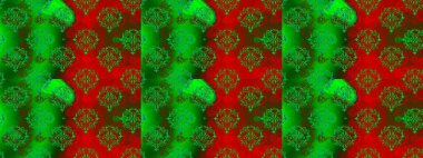 Raster dikişsiz şirin çiçek deseni. Bahar mevsimi. Tatil havası. Nazik romantik baskı. Yeşil, kırmızı ve kahverengi renkte çiçekler.